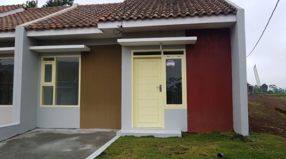 foto tampak rumah tipe 36/72 SUBSIDI perumahan Bukit Cukang Kawung Indah