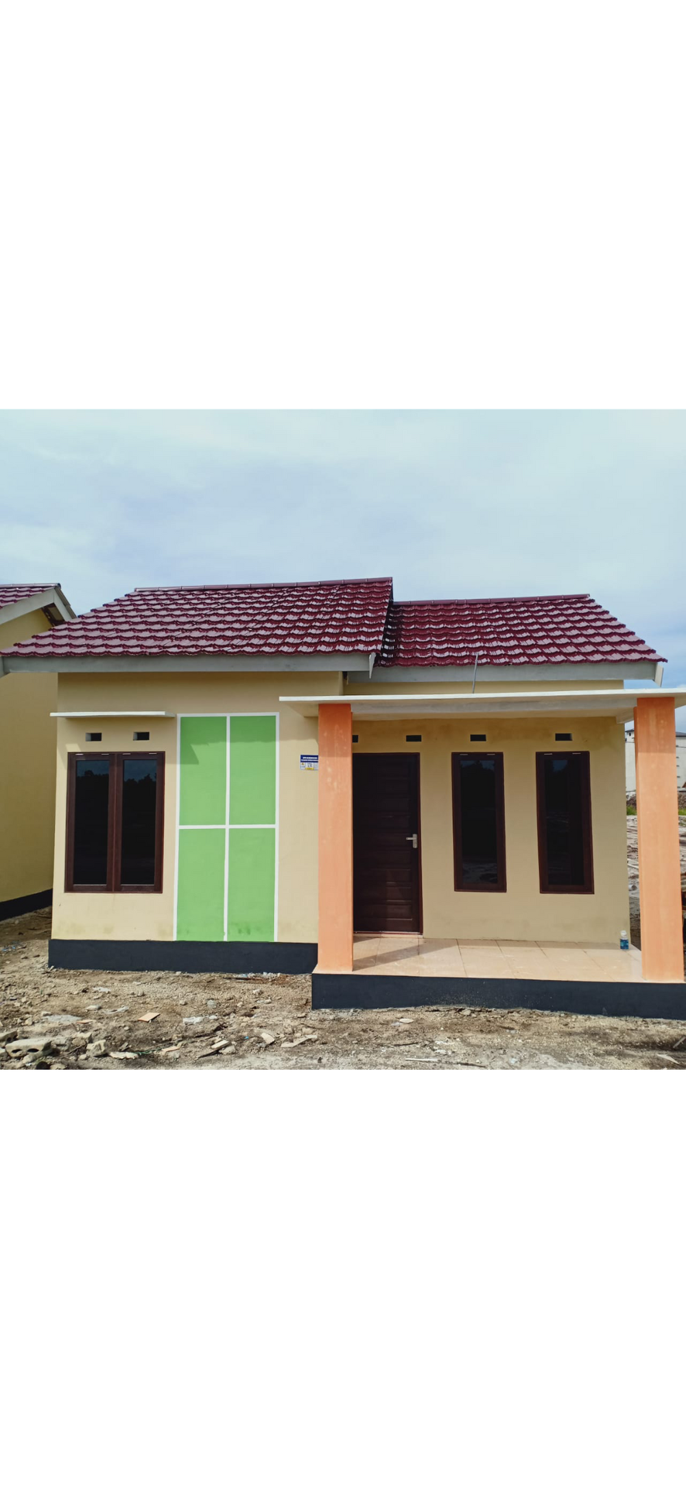 foto tampak rumah tipe 36 Subsidi perumahan King Land V Blok J