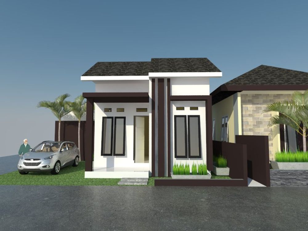 foto tampak rumah tipe 36 subsidi perumahan lanefa alam permai 6