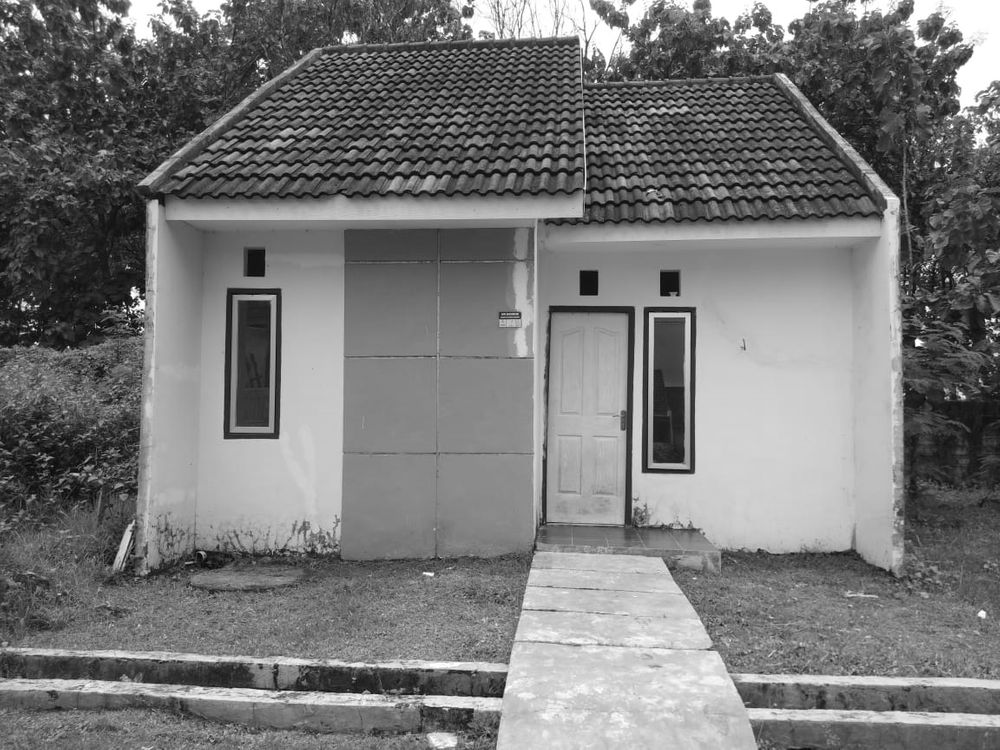 foto tampak rumah tipe 36 perumahan THE METRO GRAHA -LA DIAMOND
