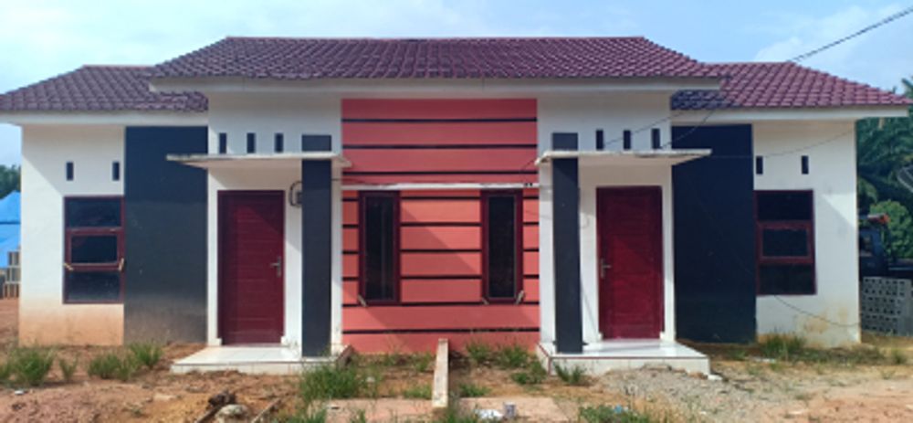 foto tampak rumah tipe 36 perumahan PERUMAHAN DARUL HASANAH