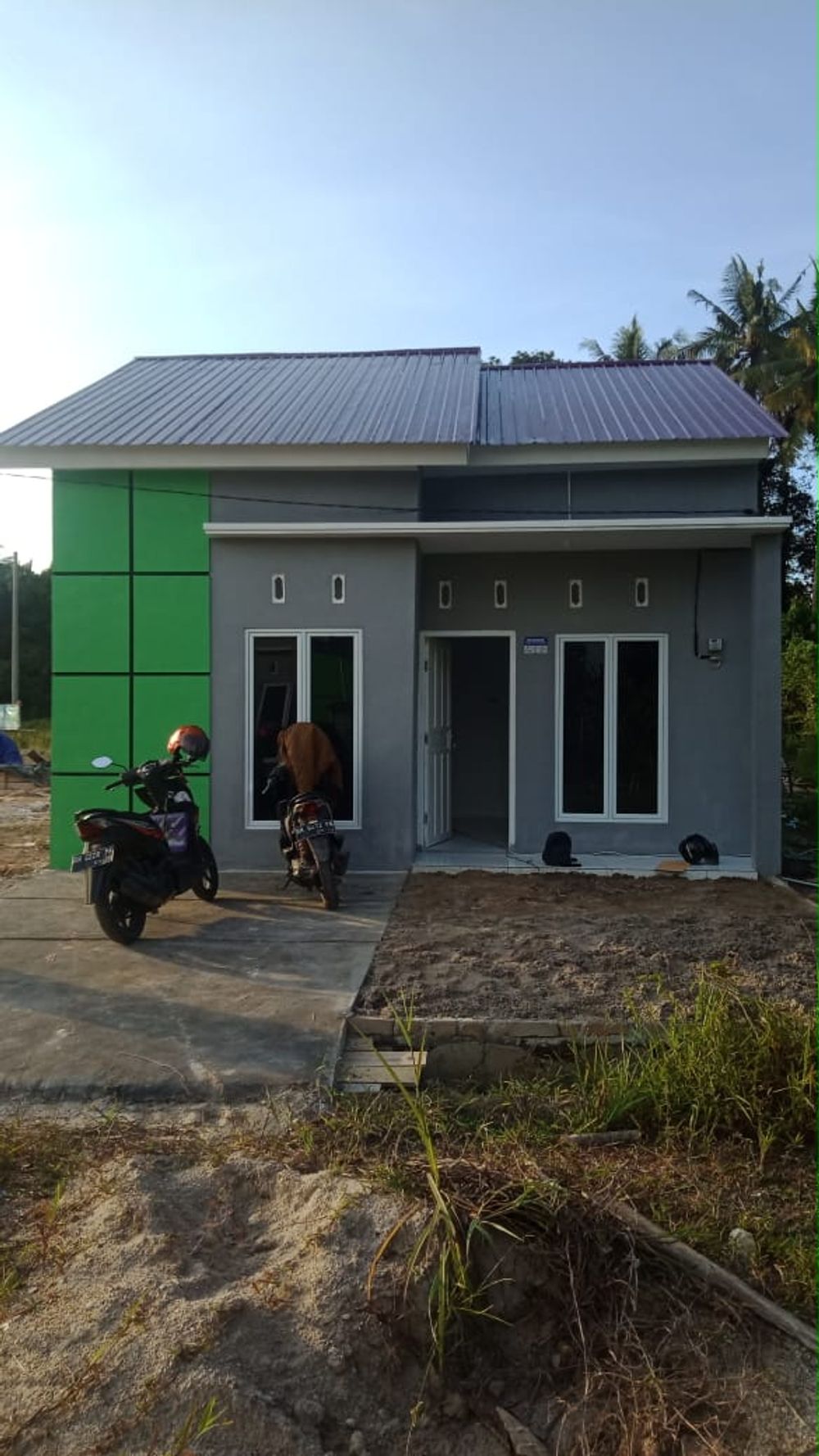 foto tampak rumah tipe 36 perumahan DIVA RESIDENCE 2