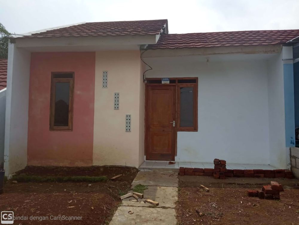 foto tampak rumah tipe 30/60 perumahan Sundawenang residence