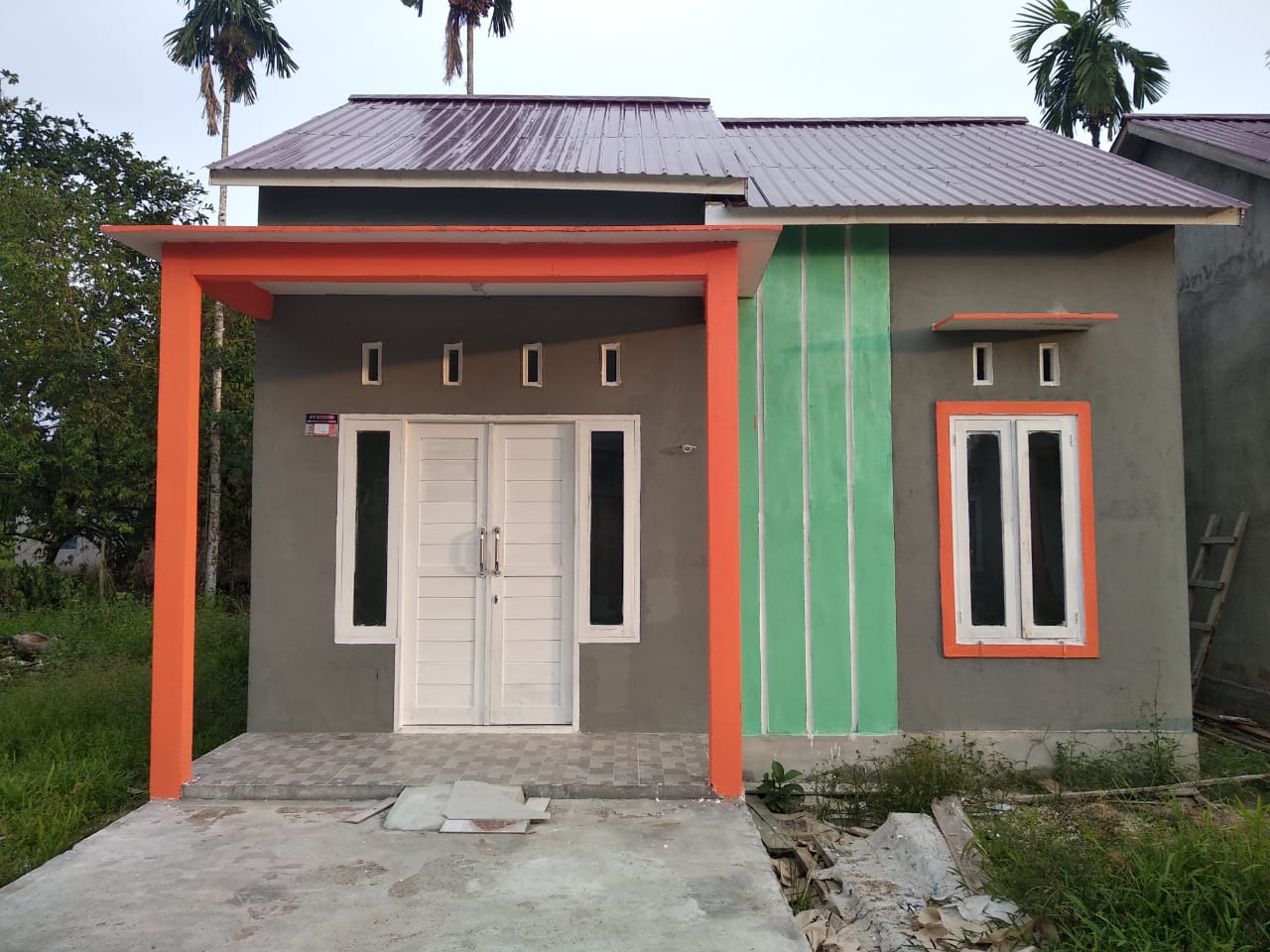 foto tampak rumah tipe 36 perumahan PONDOK MARISA 3