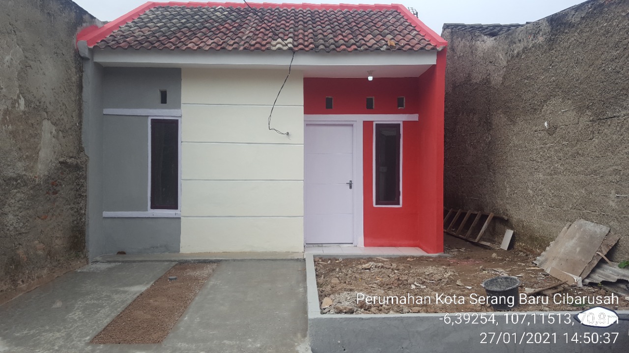 foto tampak rumah tipe 29 perumahan KSB