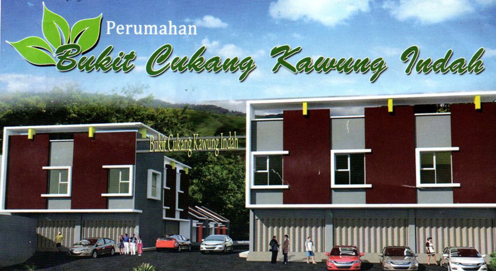 foto tampak rumah tipe Ruko T.85/75 perumahan Bukit Cukang Kawung Indah