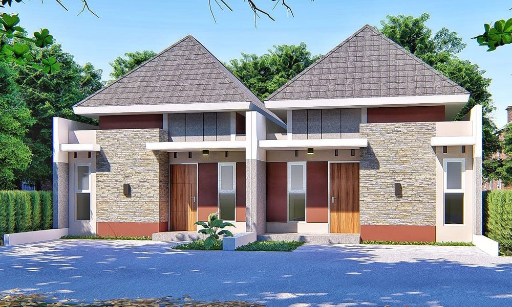 foto tampak rumah tipe 36/72 perumahan YUDISTIRA REGENCY 4
