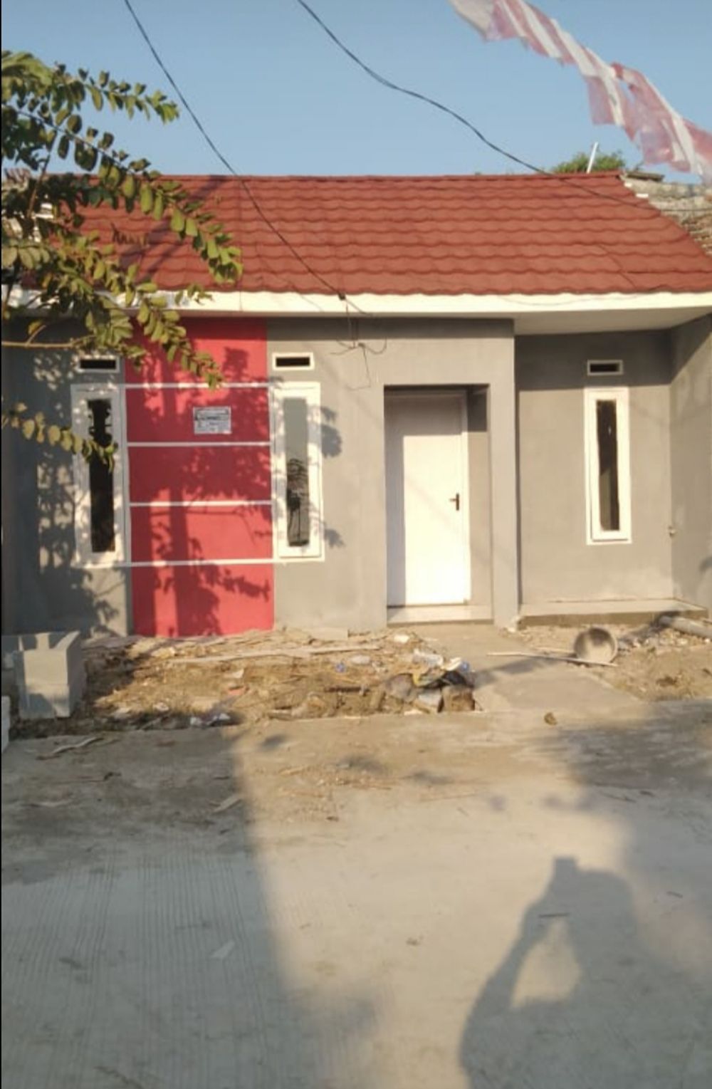 foto tampak rumah tipe Subsidi perumahan Villa permata cikarang