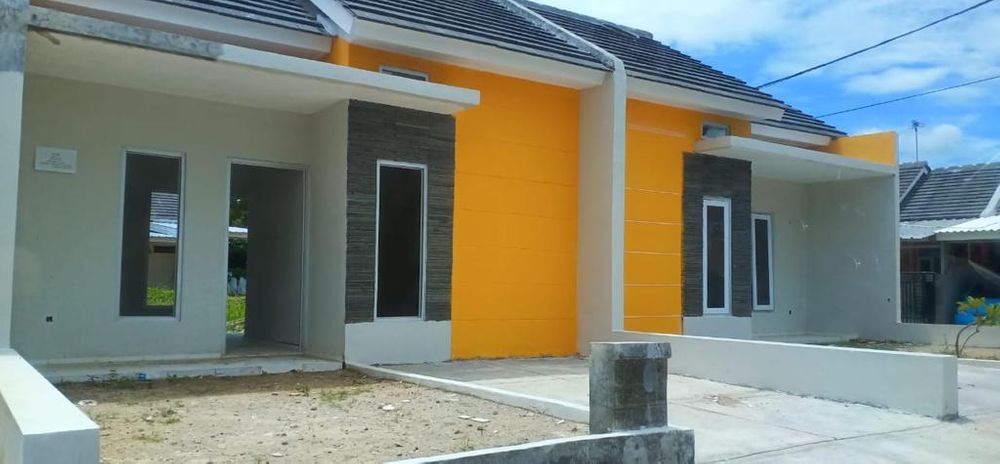 foto tampak rumah tipe 22/72 perumahan Mata Raya