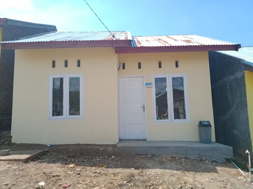 foto tampak rumah tipe 36 perumahan BUKIT NAPA PERMAI