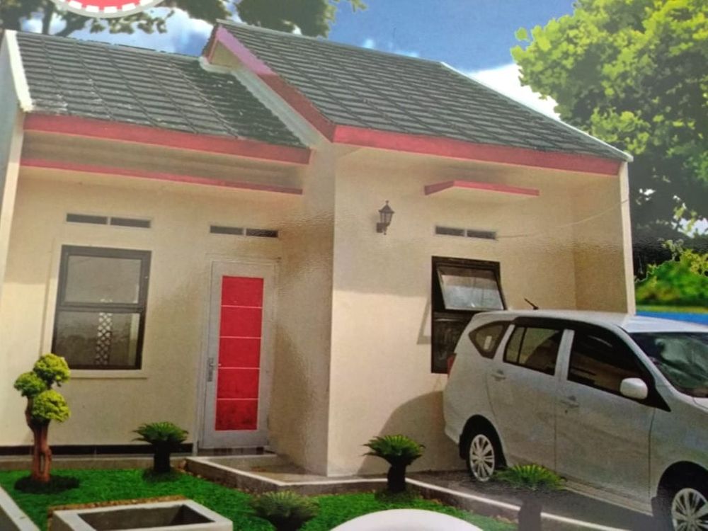 foto tampak rumah tipe rumah subsidi perumahan GREEN VILLES 1