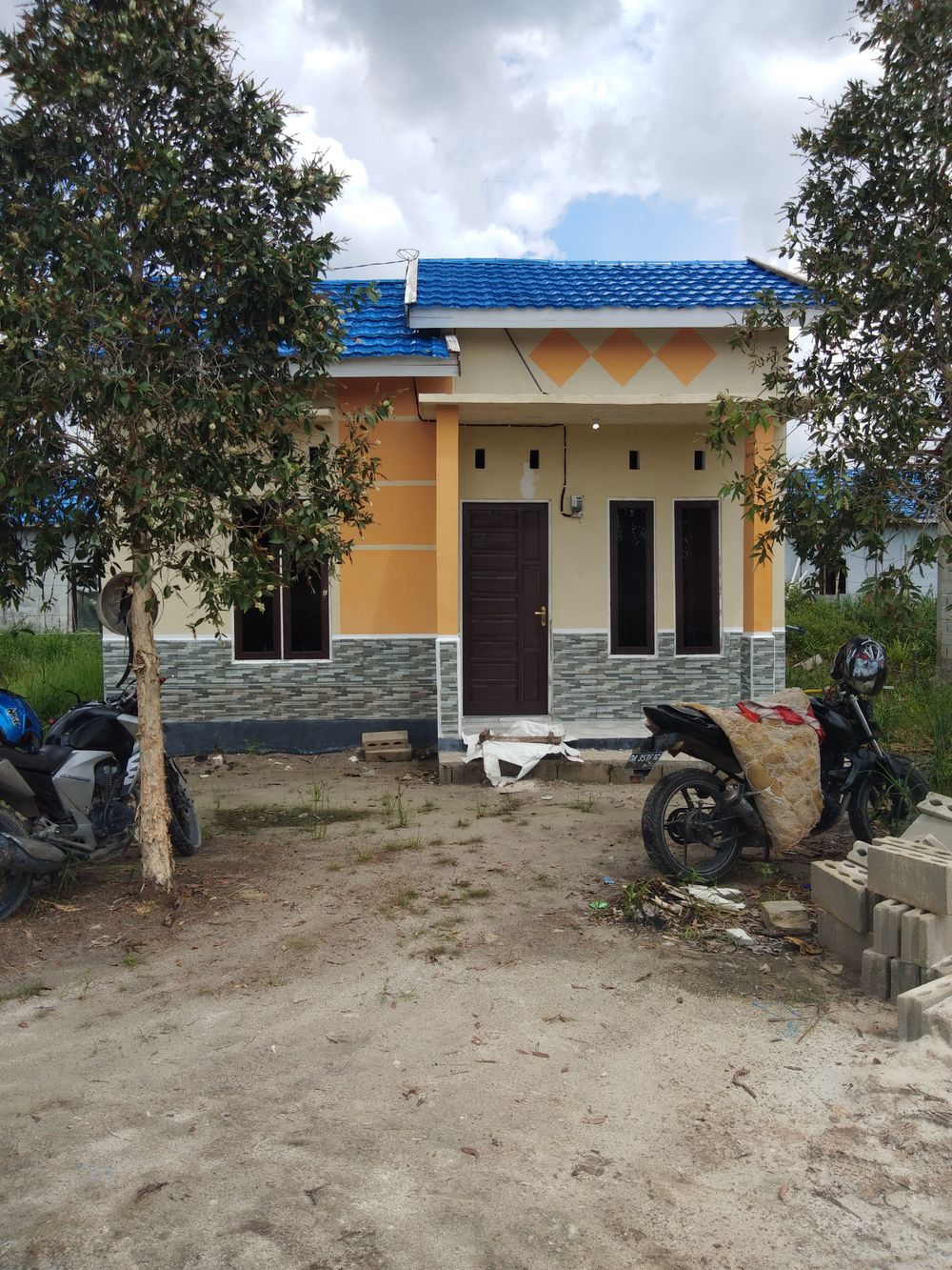 foto tampak rumah tipe SUBSIDI perumahan KECIPIR BERKAH MANDIRI II