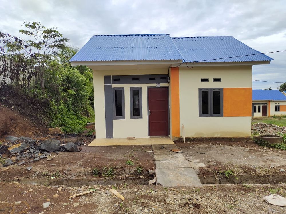 foto tampak rumah tipe 36 perumahan Pondok indah pekan sabtu