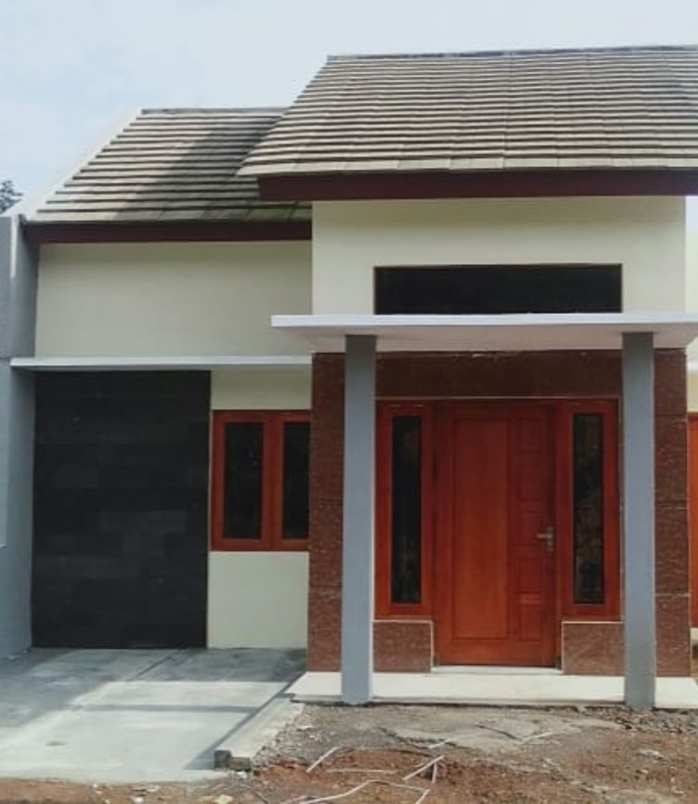 foto tampak rumah tipe 36/72 perumahan PUNSAE