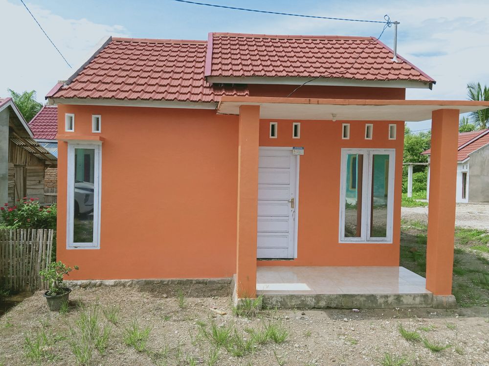 foto tampak rumah tipe 36/90 perumahan Arumi Residence