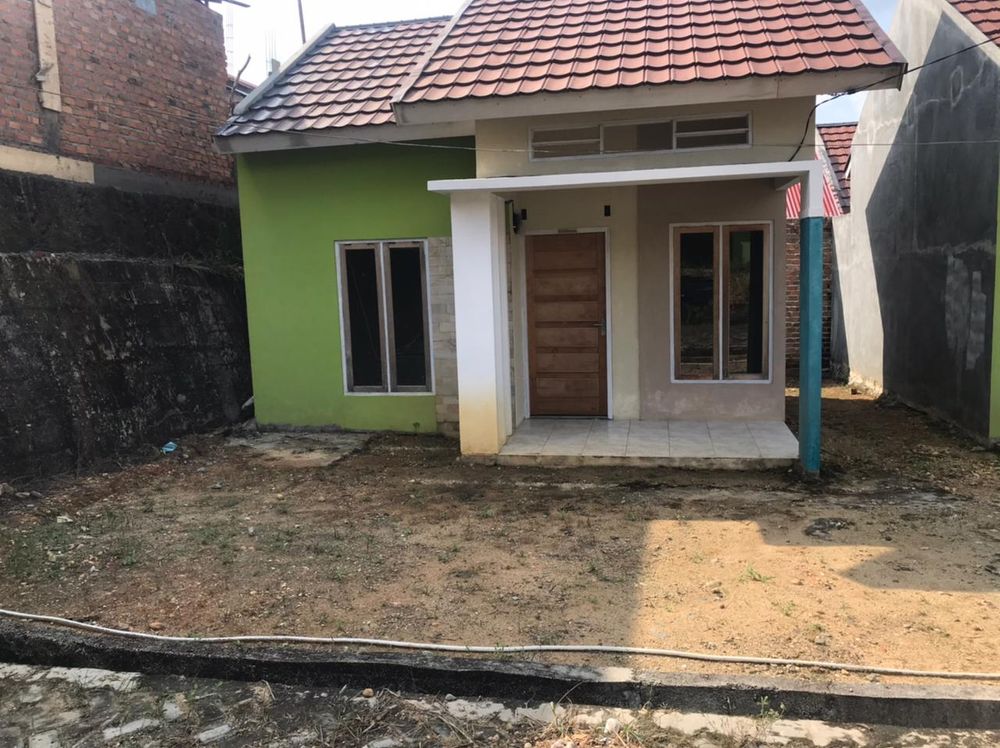 foto tampak rumah tipe 36 perumahan Zahdan residence