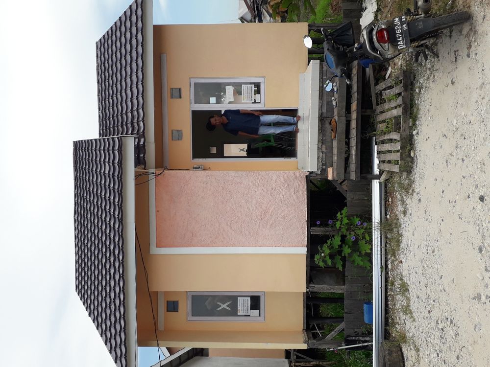 foto tampak rumah tipe subsisdi perumahan Margasana Land
