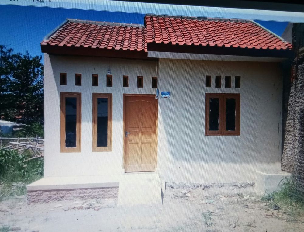 foto tampak rumah tipe 27/96 perumahan BUMI SILIWANGI PERMAI