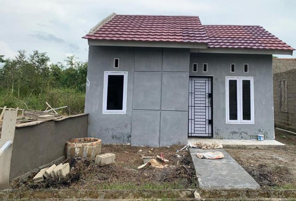 foto tampak rumah tipe 36/84 perumahan GRAND ANUGERAH RESIDENCE