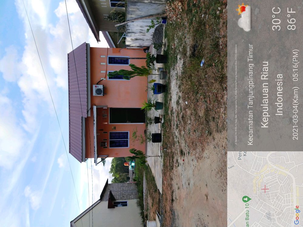 foto tampak rumah tipe 36 perumahan cluster hanglekir 2