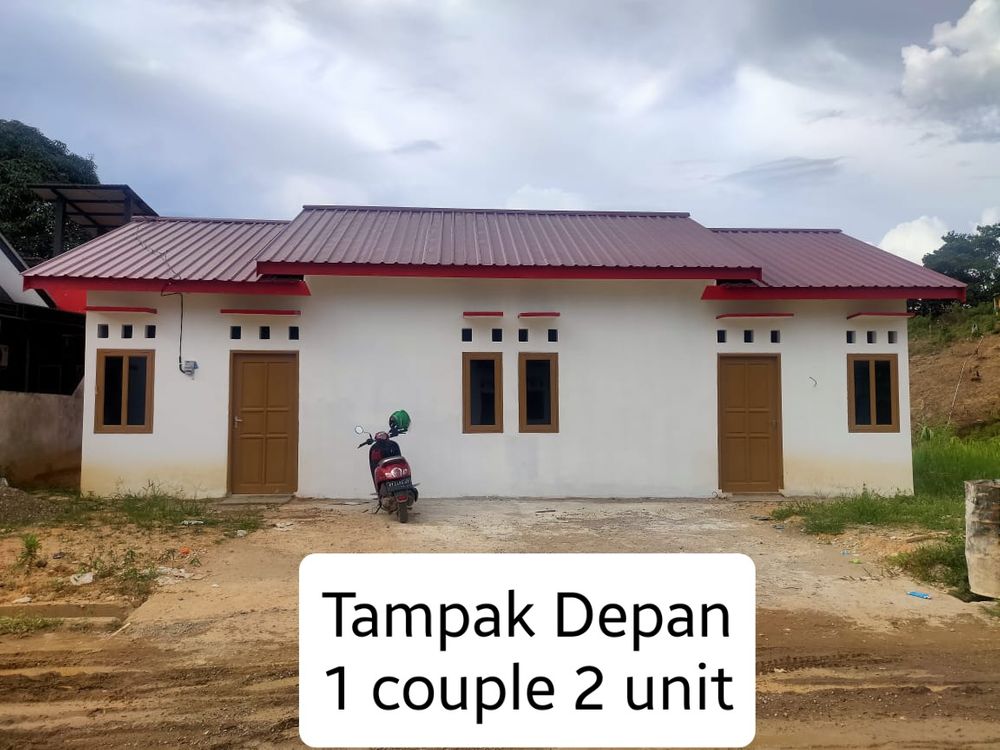 foto tampak rumah tipe 36 perumahan BUMI RAJA ALAM