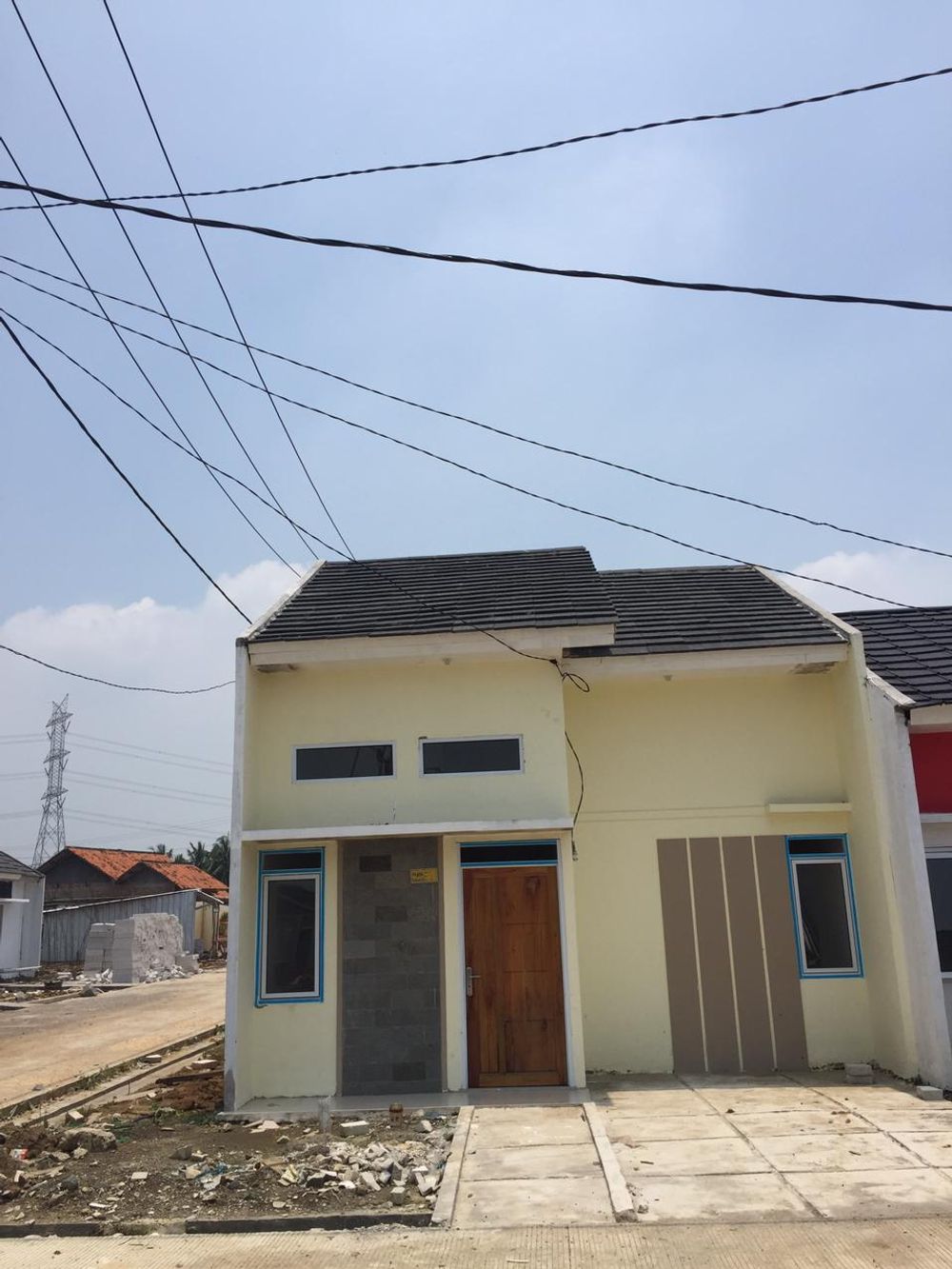 foto tampak rumah tipe CLUSTER perumahan Green srimahi residence