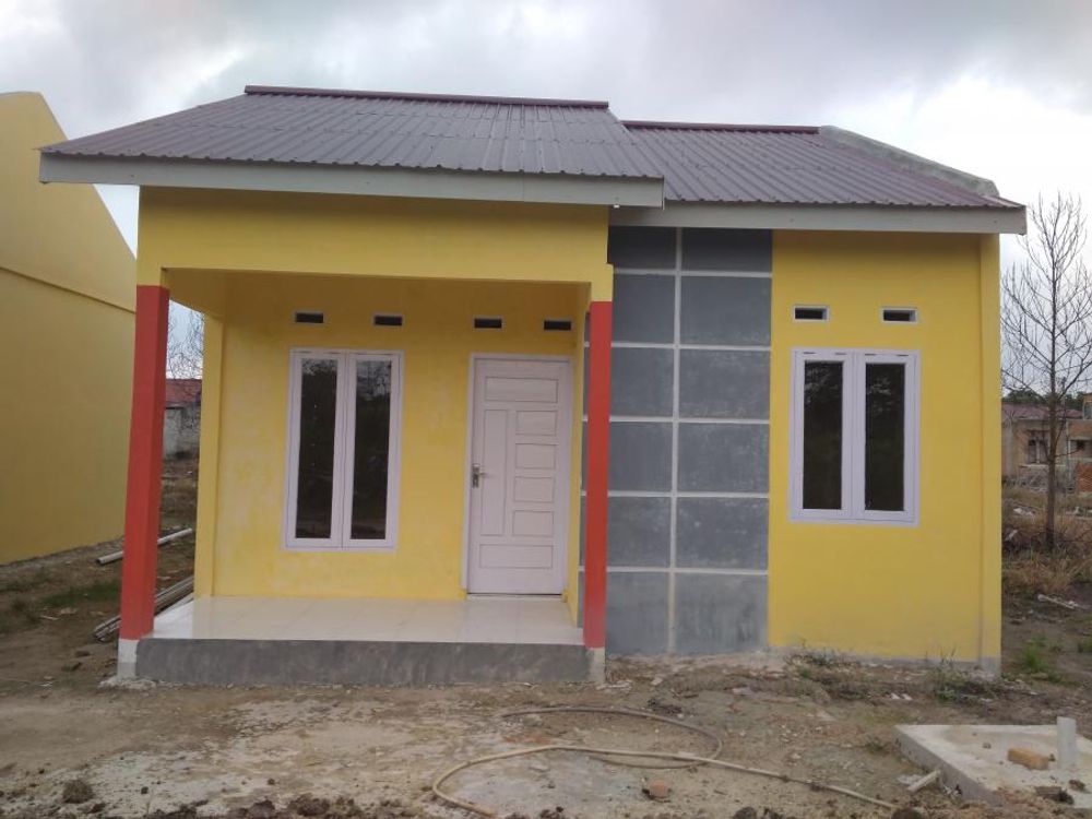 foto tampak rumah tipe 36 perumahan PURI MEGA SEJAHTERAH 2