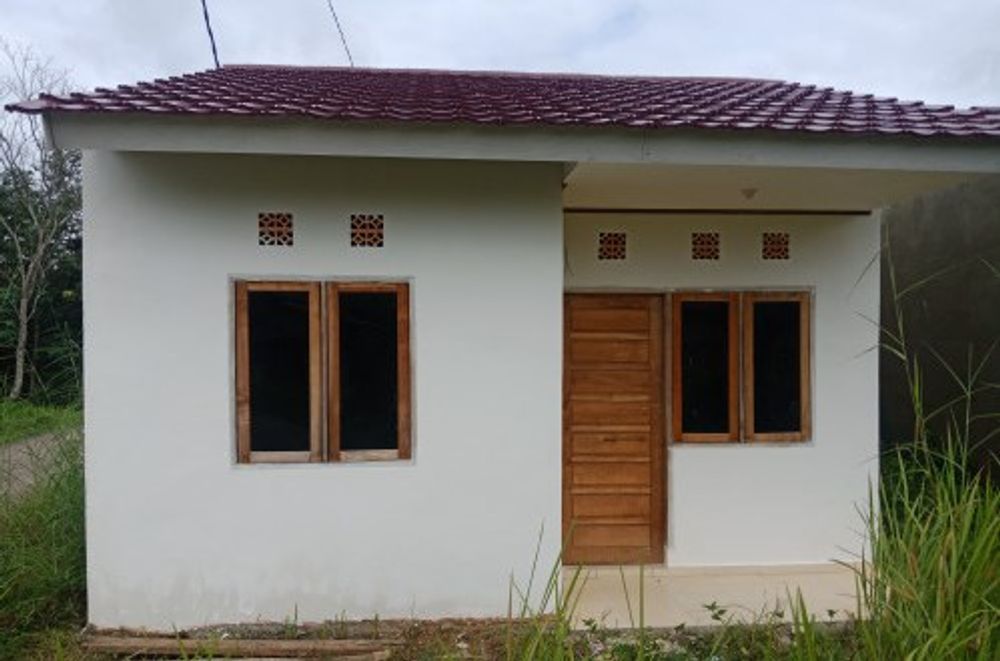 foto tampak rumah tipe RHS 36 perumahan RENE RESIDENCE 2