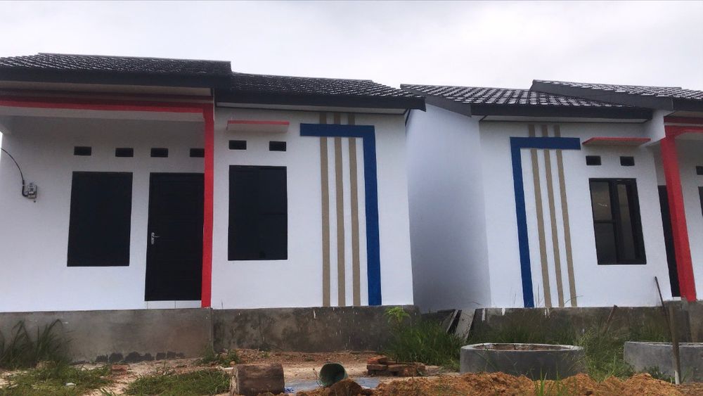 foto tampak rumah tipe Bumi Hunian Permai 2. Tahap 2 perumahan BUMI HUNIAN PERMAI 2 TAHAP 2