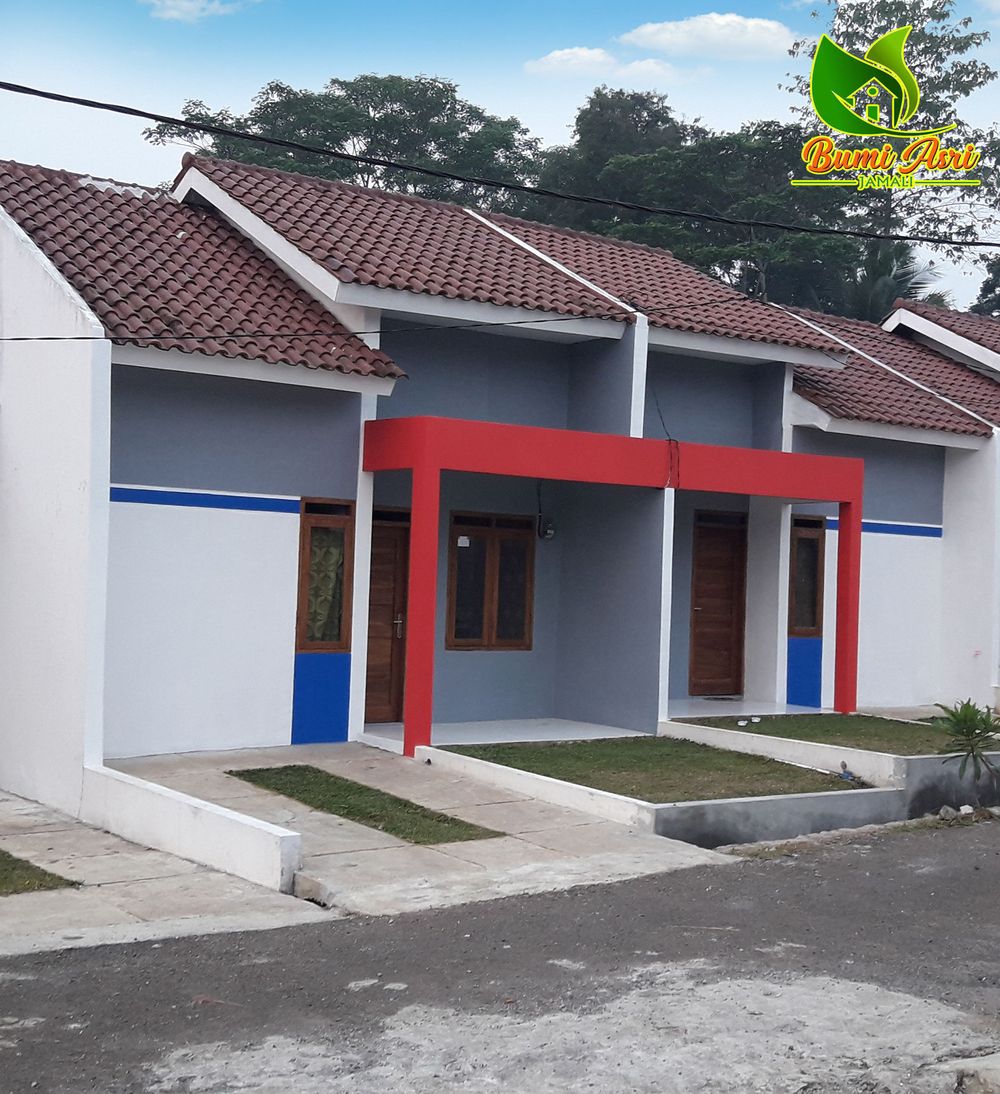 foto tampak rumah tipe Shafir perumahan Bumi Asri Jamali
