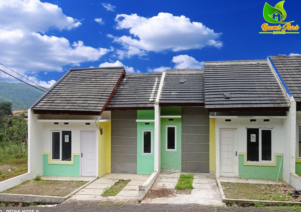 foto tampak rumah tipe Mawar perumahan Bumi Asri Jamali