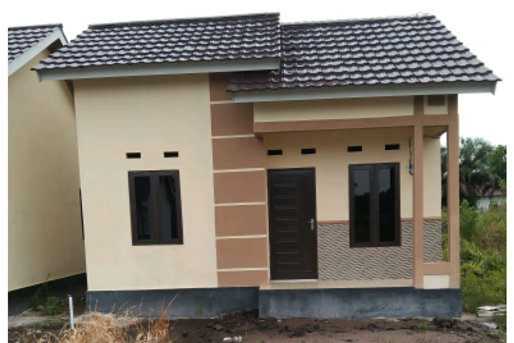 foto tampak rumah tipe 36 perumahan Perumahan Hasgar Permai 2