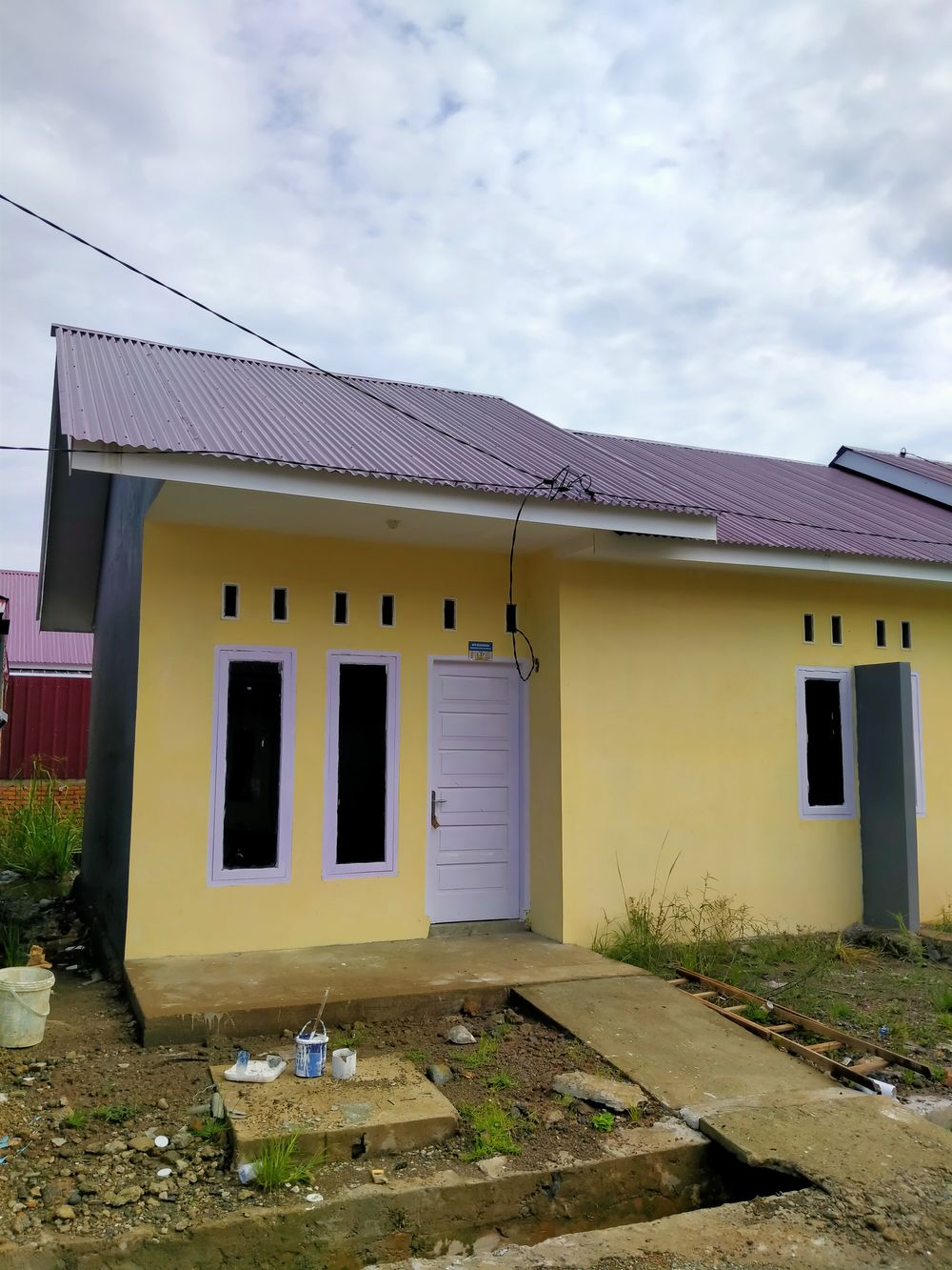 foto tampak rumah tipe 36 perumahan GRAHA BUNGA MAS II
