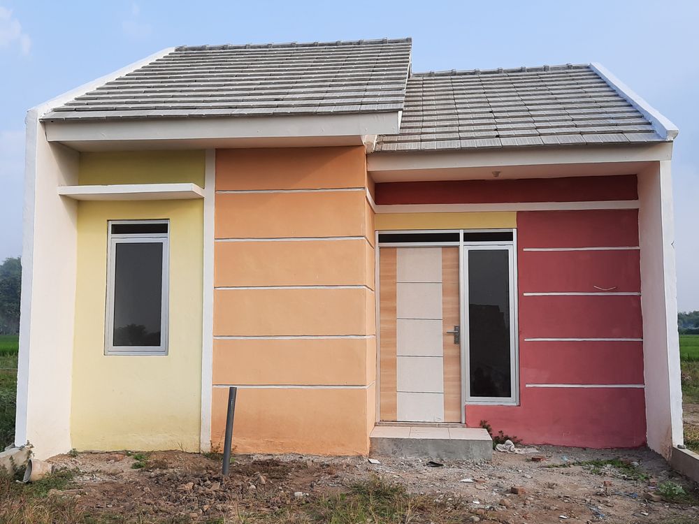 foto tampak rumah tipe Kristal 30/60 perumahan Griya Permata Karang Kedawang