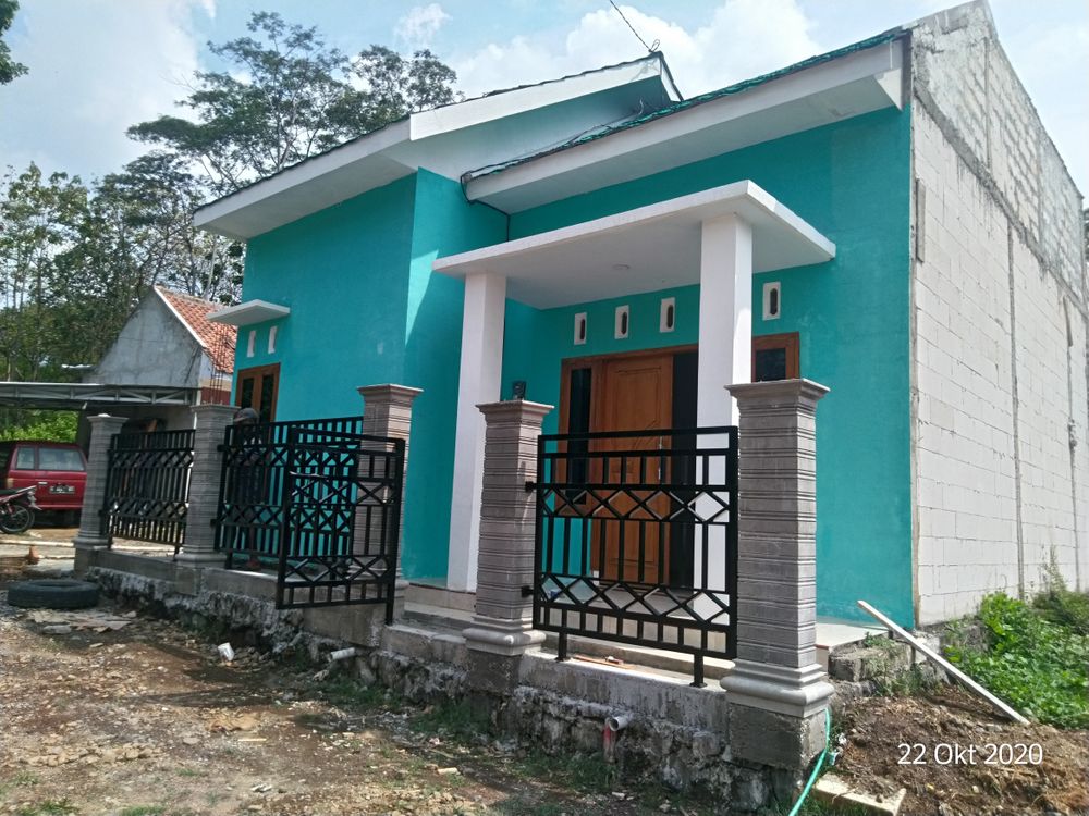 foto tampak rumah tipe 54/80 perumahan GRAHA METUK ASRI