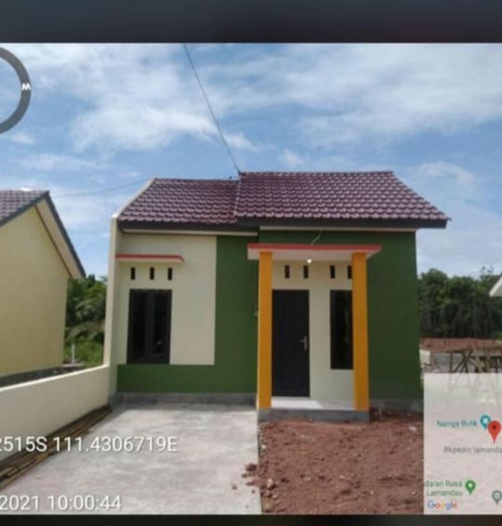 foto tampak rumah tipe 36 subsidi perumahan Bukit Hibul Permai