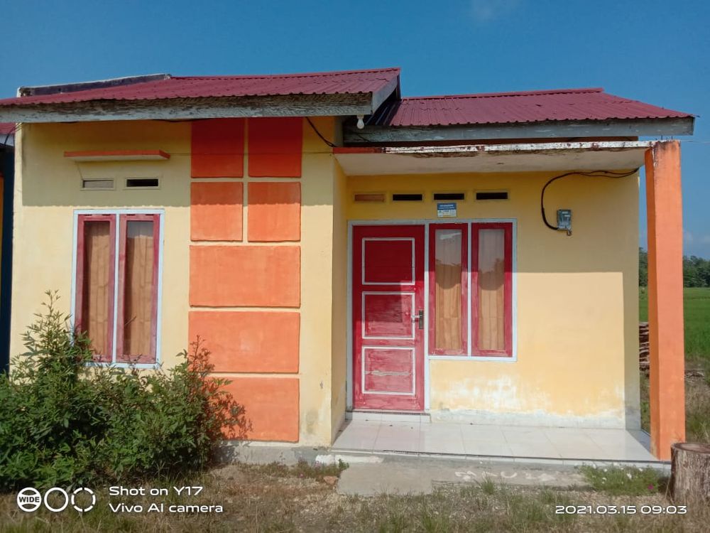 foto tampak rumah tipe 36 perumahan AZ-ZAHRA RESIDENCE