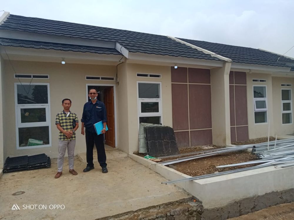 foto tampak rumah tipe 30/60 perumahan TOMO RESIDENCE PARK