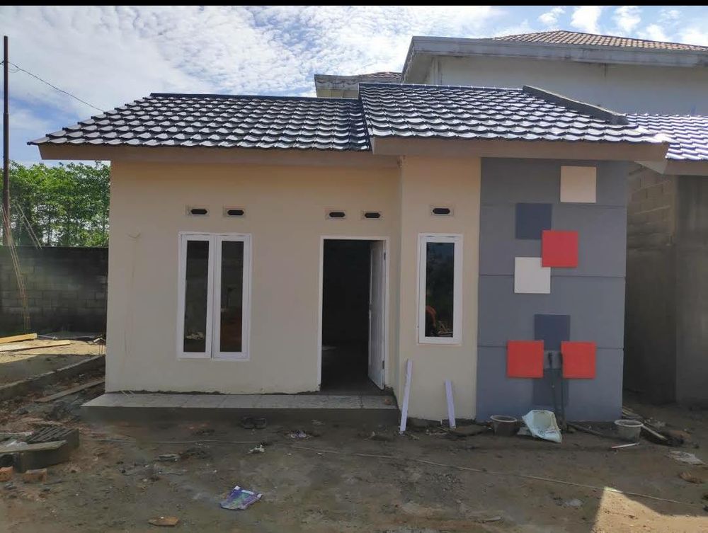 foto tampak rumah tipe 36 perumahan Perumahan Karya Mandiri 5