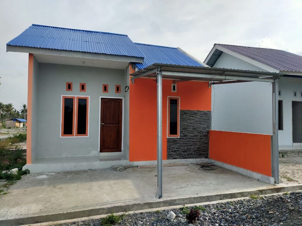 foto tampak rumah tipe 36 perumahan Perumahan Tinggede Mitra Land
