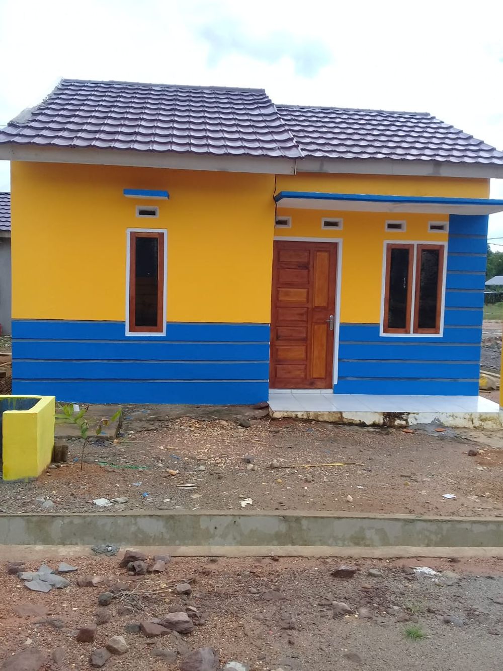 foto tampak rumah tipe 36 perumahan BATURAJA INDAH RESIDENT