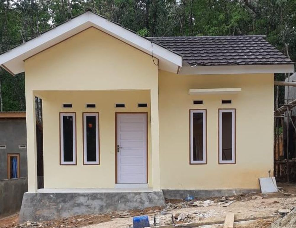 foto tampak rumah tipe 36 perumahan RADITIYA II