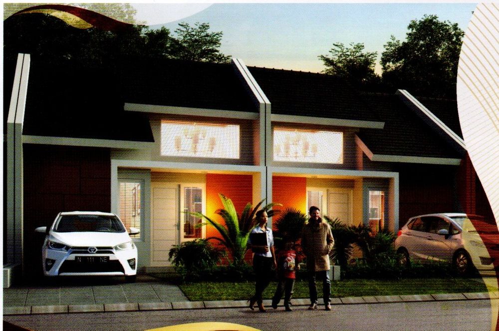 foto tampak rumah tipe Komersil perumahan Bangil Indah Permai