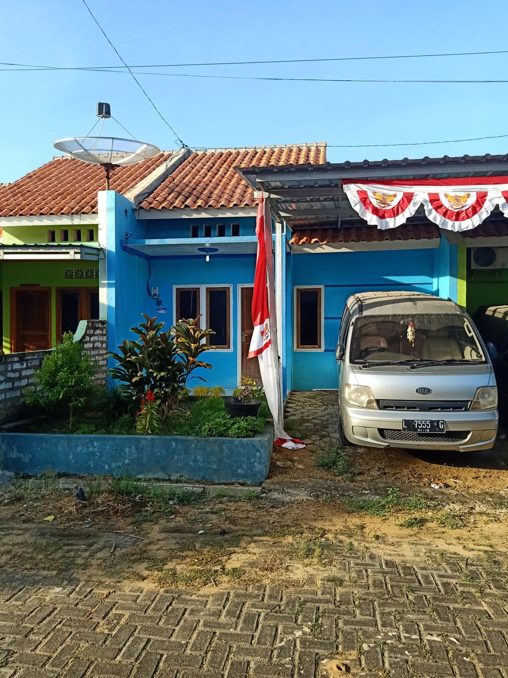 foto tampak rumah tipe 36 perumahan Griya Arta Samudera