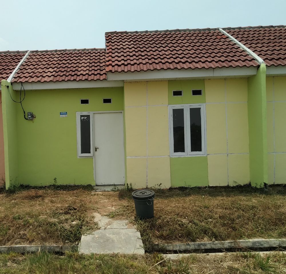 foto tampak rumah tipe 30/60 HJ 148 perumahan MUSTIKA PERMAI 2