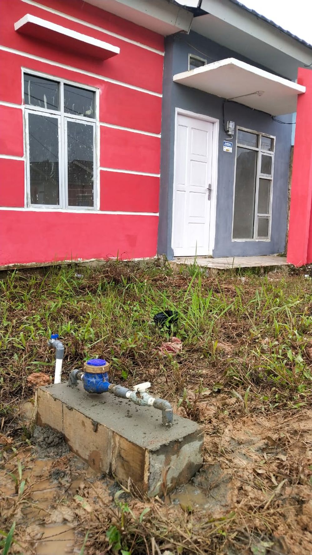foto tampak rumah tipe 36/91 perumahan SURYA AKBAR SEMATANG BORANG