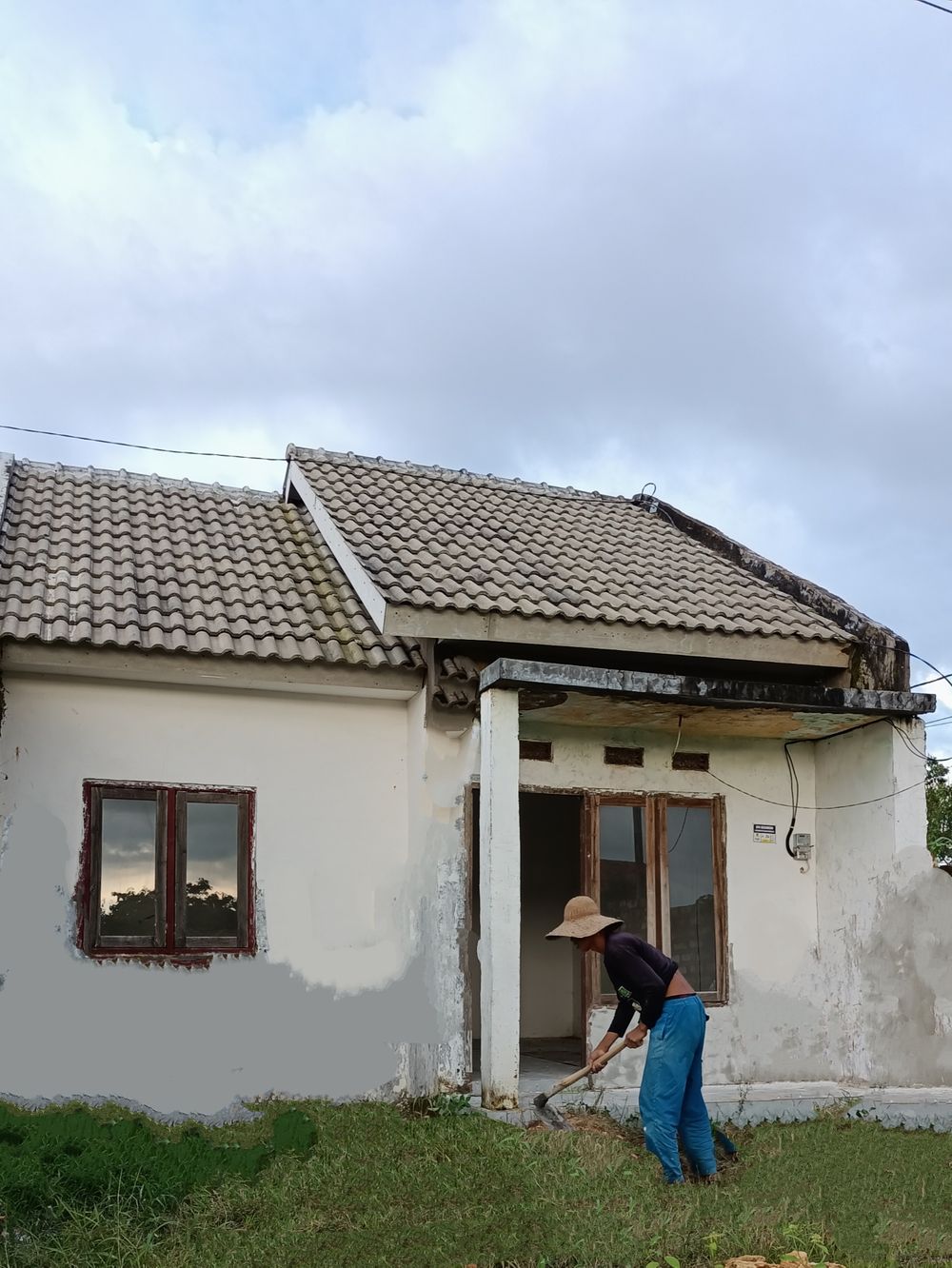 foto tampak rumah tipe 36 perumahan Griya Bukit Mas 1