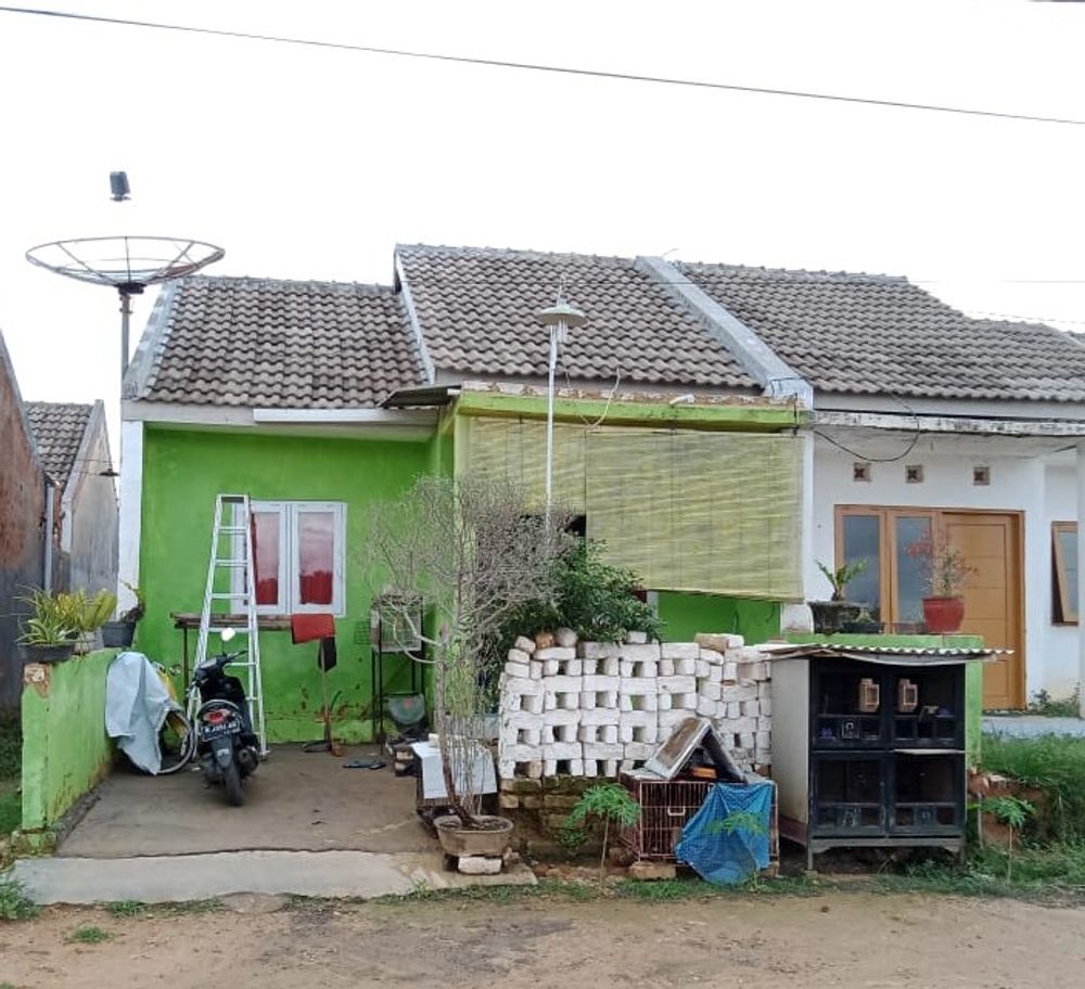 foto tampak rumah tipe 36 perumahan Griya Bukit Mas 1