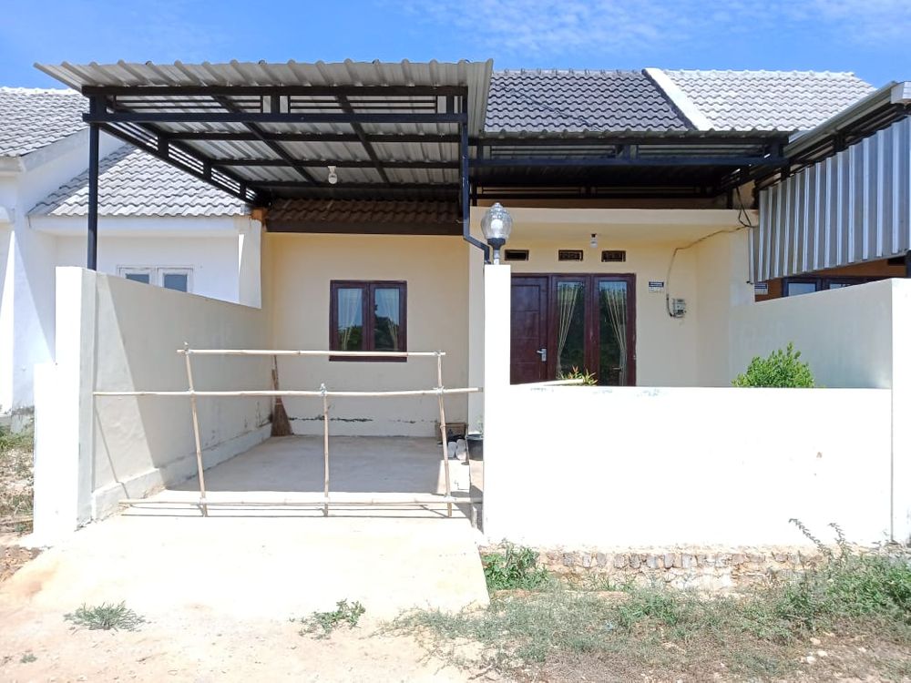 foto tampak rumah tipe 36 perumahan Griya Bukit Mas 1
