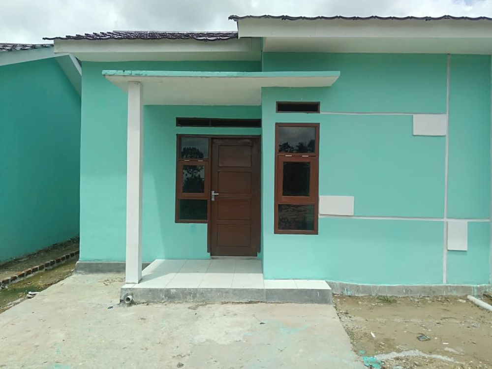 foto tampak rumah tipe subsidi perumahan SRIKANDI RESIDENCE